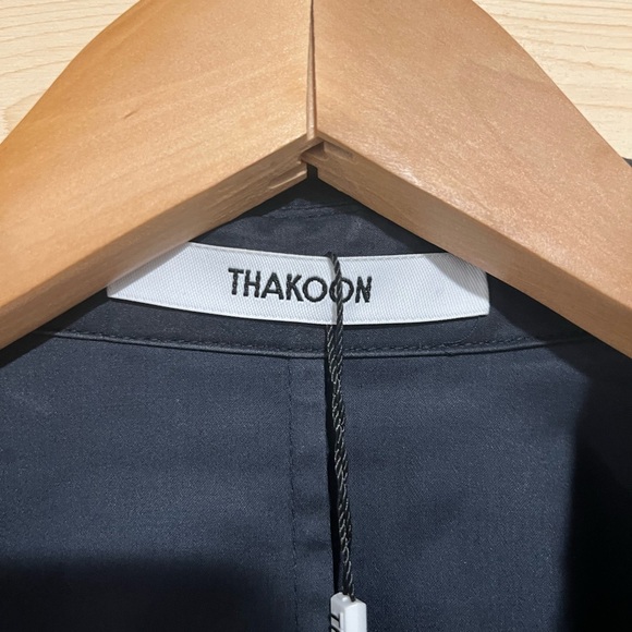 NWT Thakoon Puff Sleeve Shirt Jacket in Navy, Size 4, Small. - Picture 8 of 12